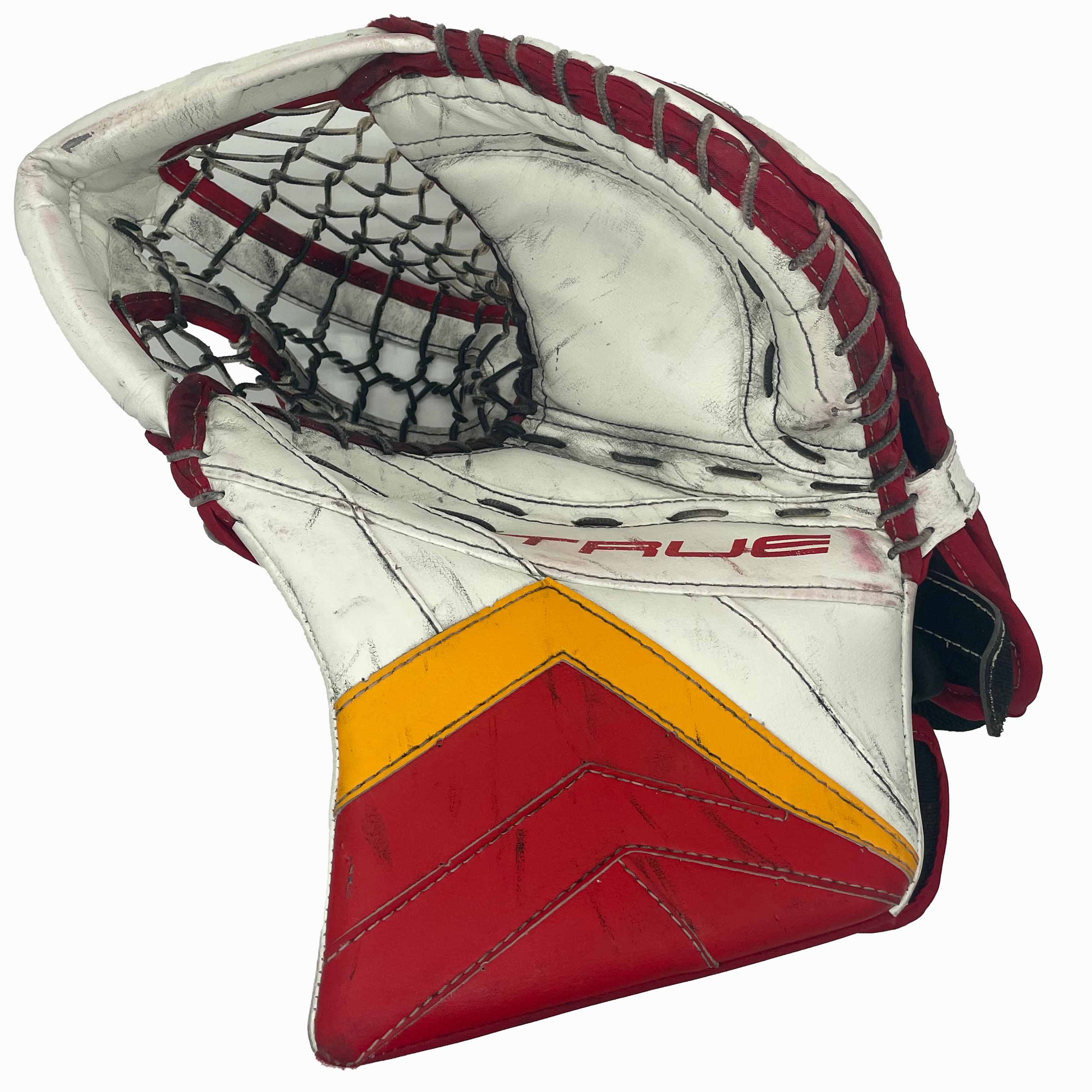 True Catalyst PX3 - Ensemble de gardien de but Pro Stock d'occasion (rouge/jaune/blanc)